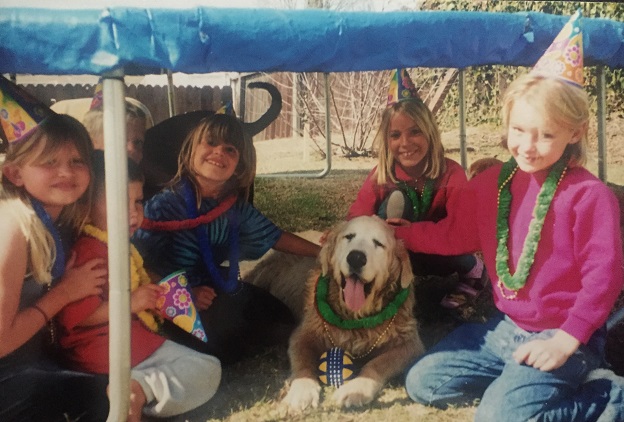 Christian, dog who wanted a party